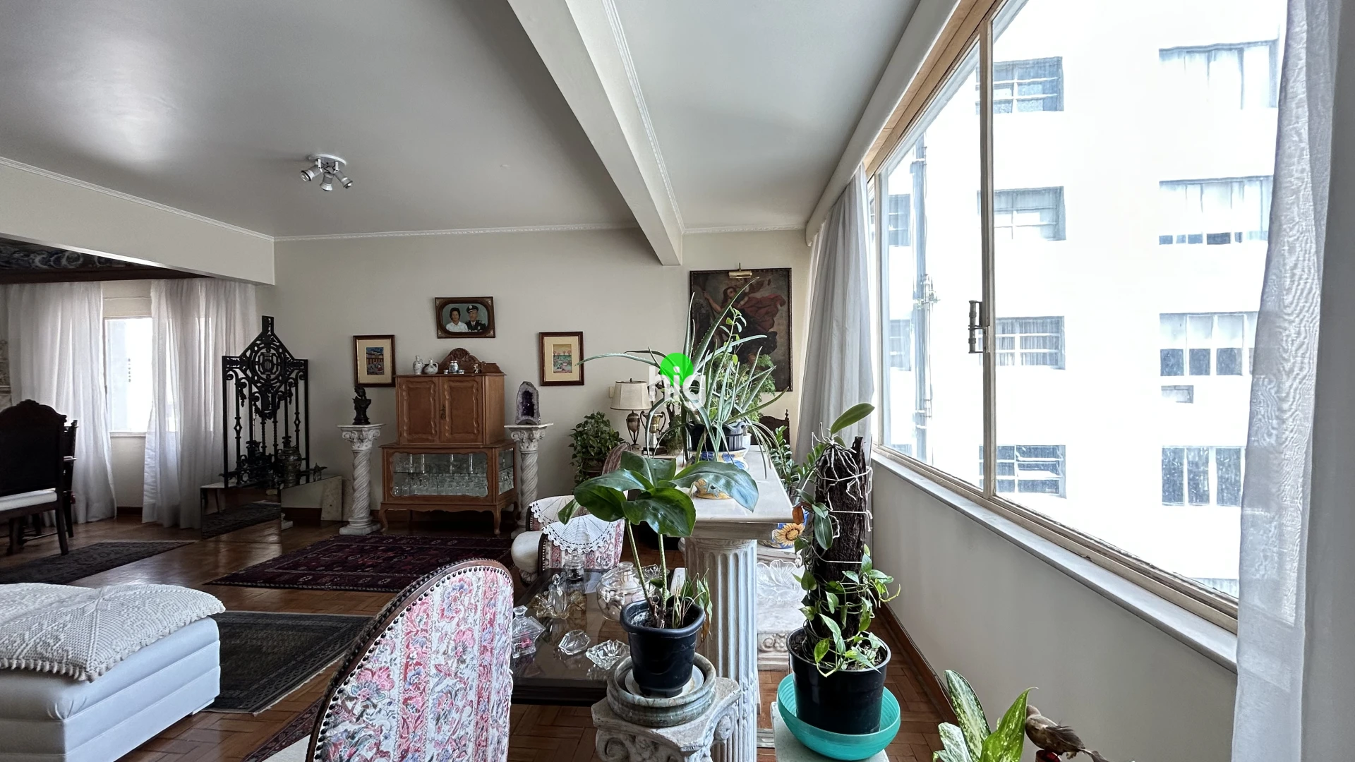 Apartamento em clássico do modernismo I Face norte I Excelente potencial de reforma - 