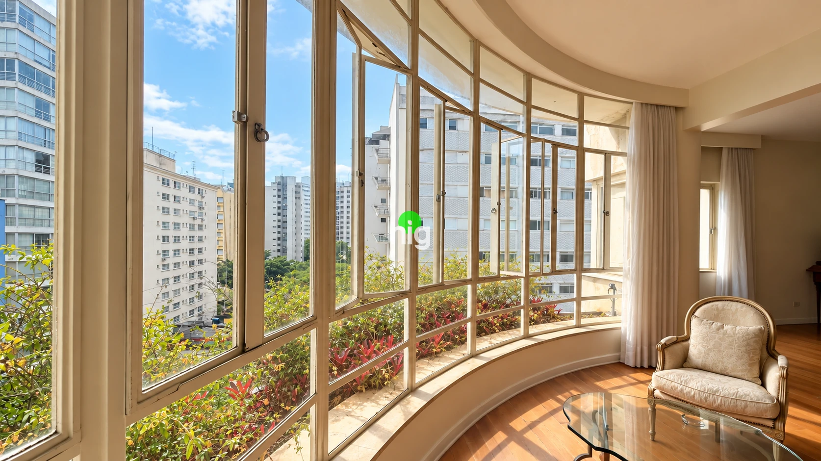 Um clássico de Higienópolis, onde a arquitetura de 1954 permanece como sinônimo de elegância.