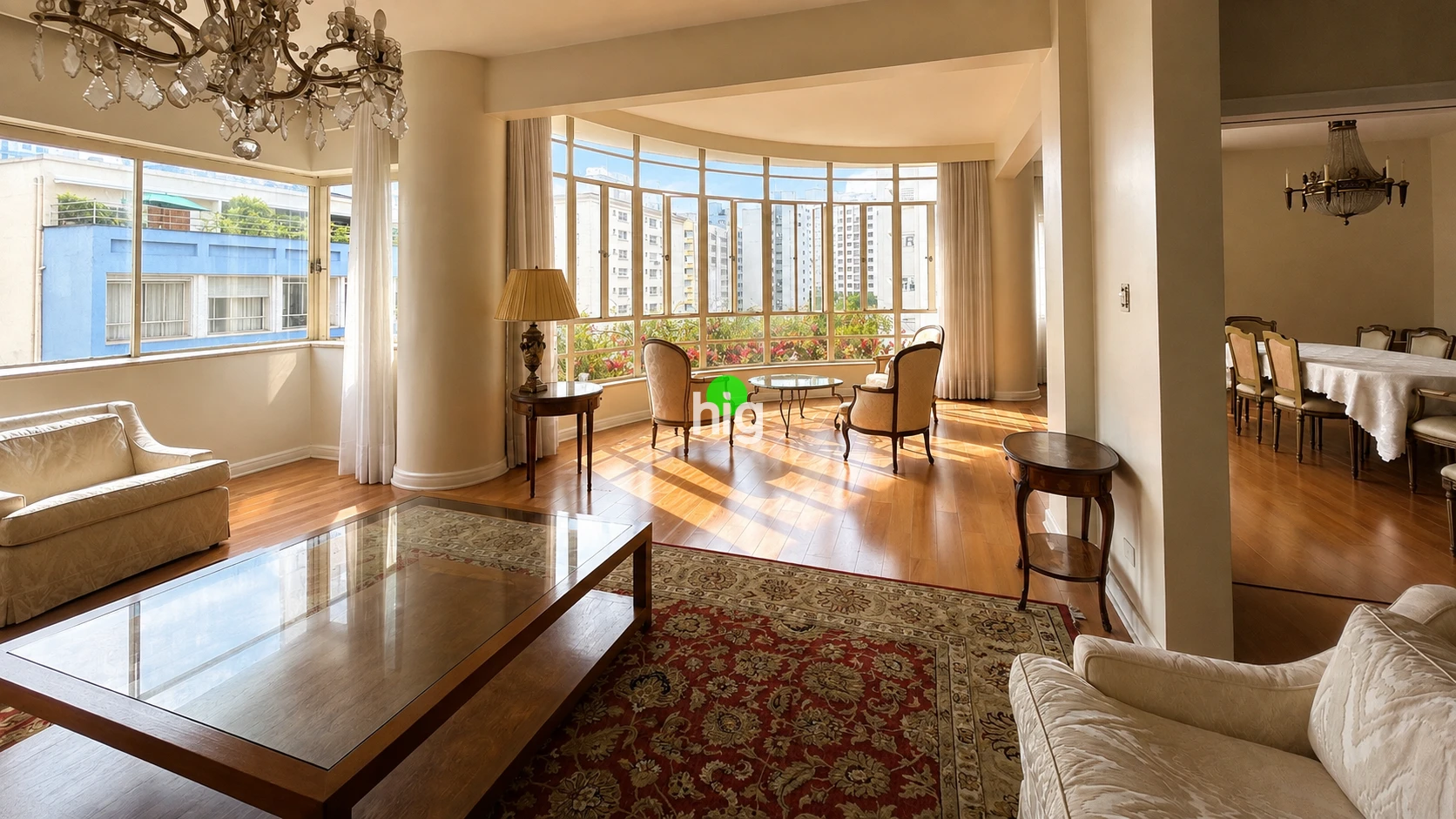 Um clássico de Higienópolis, onde a arquitetura de 1954 permanece como sinônimo de elegância. - 